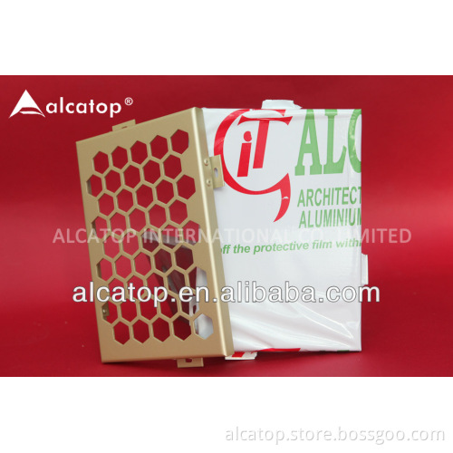 ALCATOP Aluminum Exterior Perforated Panel for Curtain Wall Decoration